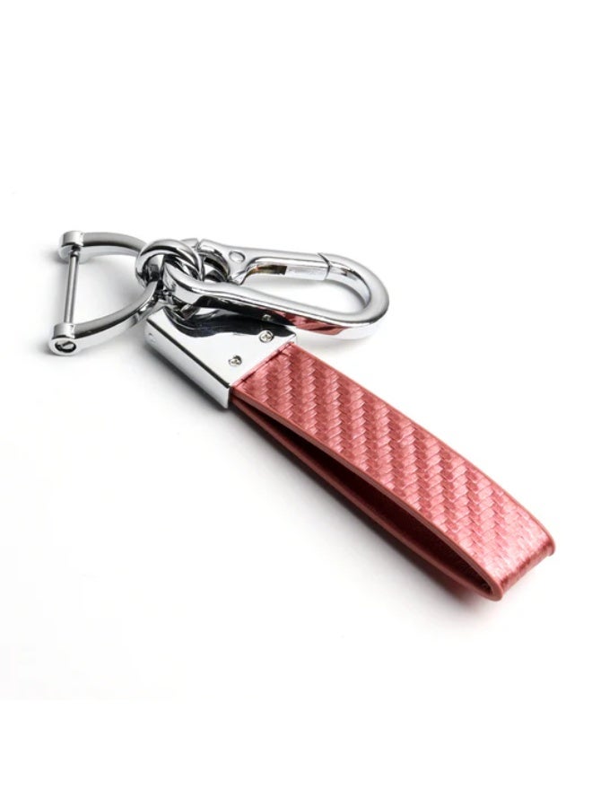 LEXUS Carabiner Keychain, Universal Heavy Duty Woven Handmade Leather Key Chain for Men and Women - Image 2