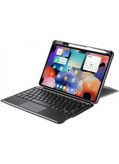 Polham Tablet Case with Bluetooth Keyboard Compatible with Xiaomi Mi Pad 5 and 5 Pro, Magnetic Case with Foldable Stand  - Image 1