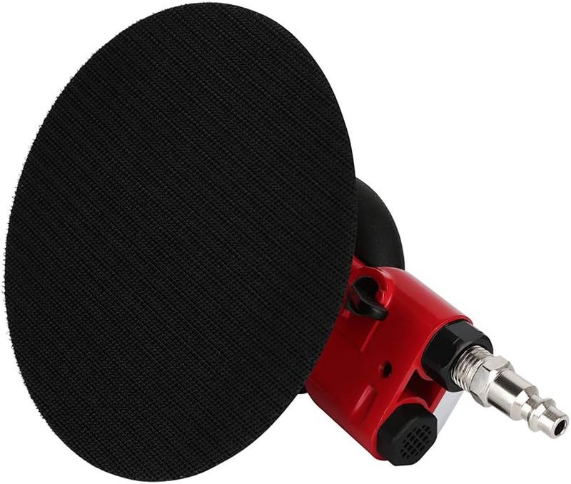 Valianto 6" Professional Air Random Orbital Palm Sander, Heavy Duty Dual Action Pneumatic Sander - Image 4