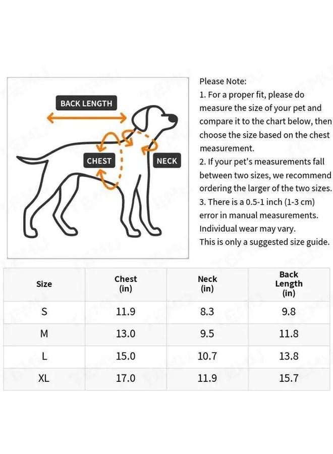 Floral Print Dog Vest Harness Soft Breathable Fabric Size S - Image 3