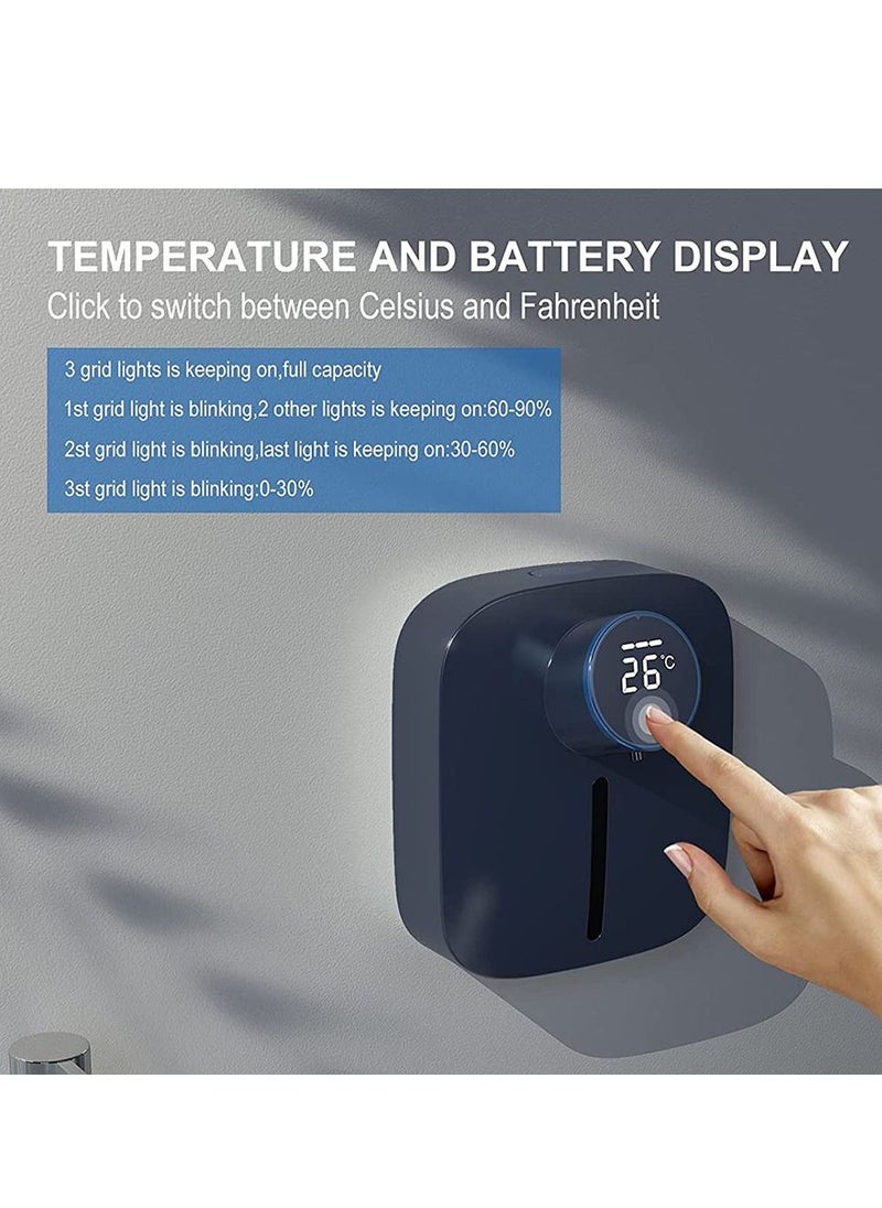 Bonita - Automatic Sensor Soap Dispenser Wall Mounted Foam Washing Rechargeable 320ml Capacity LED Display for Bathroom Kitchen - Image 1