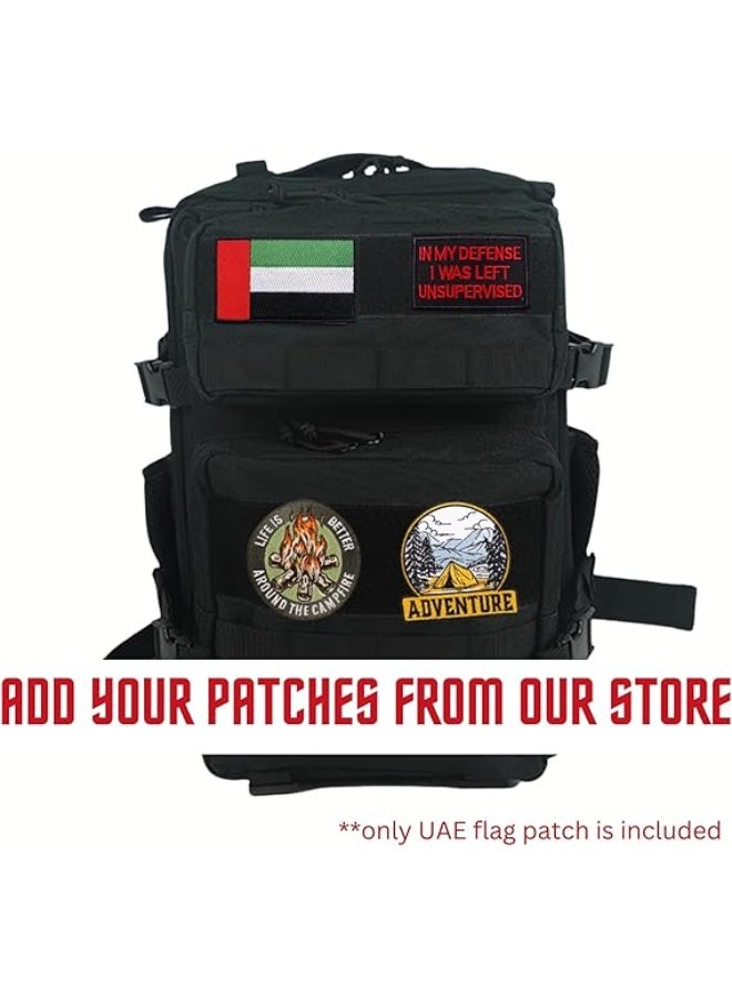 بروجكت نوماد رقعة فيلكرو بخطاف، مجموعة Tacti-Cool الرياضية، رقعة جيم بتصميم Deadlift، مناسبة للحقائب والسترات، رقع للأطفال والبالغين، مناسبة لحقيبة المدرسة وحقيبة الجيم، هدية مثالية للرجال والنساء، المقاس: 8 × 6 سم. - Image 5