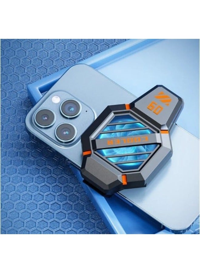 Mobile Phone Cooler for Gaming, Cell Phone Cooling Fan for iPhone Samsung Moto, Mobile Phone Cooler for Games and Movies, LED Temperature Display/USB Powered - Image 4