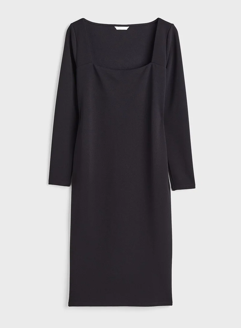 H&M Square Neck Dress