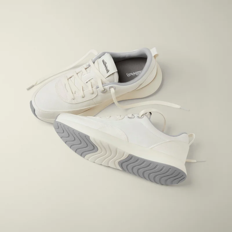 Allbirds  Women's Couriers - Blizzard/Light Grey (Natural White Sole) for Women | Best Price UAE