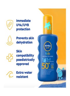 نيفيا نيفيا بخاخ واقي شمس للاطفال 200 مل SPF 50  - Image 5