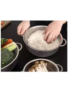 Generic 3-piece stainless steel strainer set, large sizes and high quality AR  - Image 3