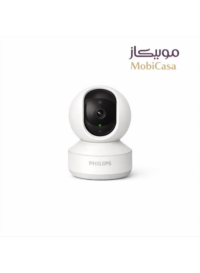 Philips 6000 Series Smart Home IP Camera – 360° Rotation, Motion Detection, Infrared Night Vision, Two-Way Audio, WiFi - Image 1