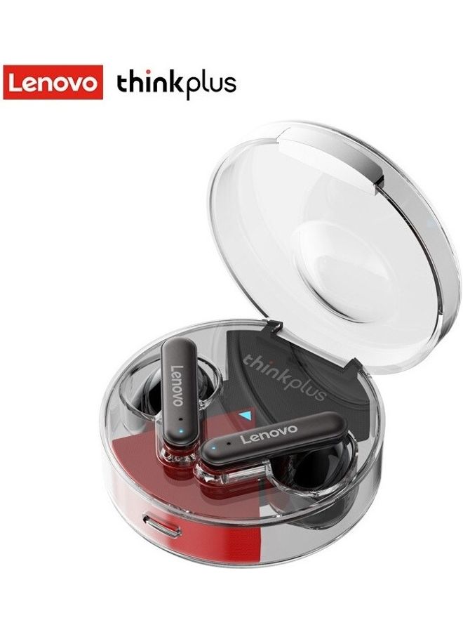 Thinkplus LP10 Wireless Bluetooth 5.2 Earbuds TWS Noise Canceling Touch Control Low Latency Gaming Headphone With Mic Support Call Video IOS Android Universal Black