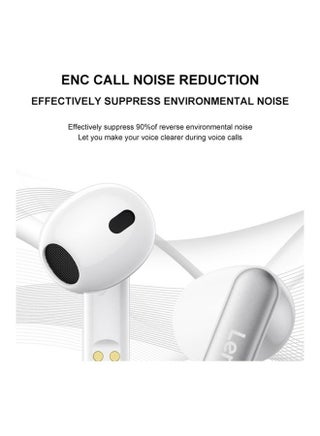 Thinkplus LP10  Wireless Bluetooth 5.2 Earbuds TWS Noise Canceling Touch Control Low Latency Gaming Headphone With Mic Support Call Video IOS Android Universal Black - view 5