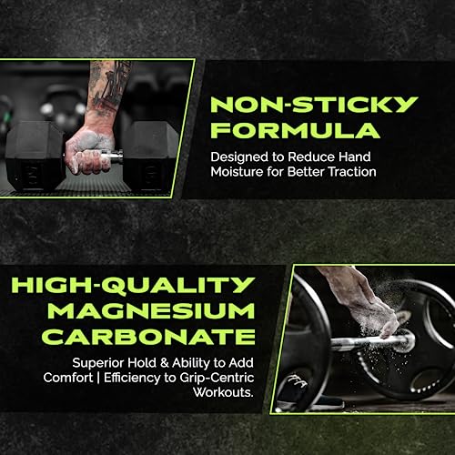 Rage Fitness Premium Gym Chalk, Pure Magnesium Carbonate Chalk for Excellent Grip, Weightlifting, Gymnastics, Rock Climbing - Block Chalk 1 LB - Image 5
