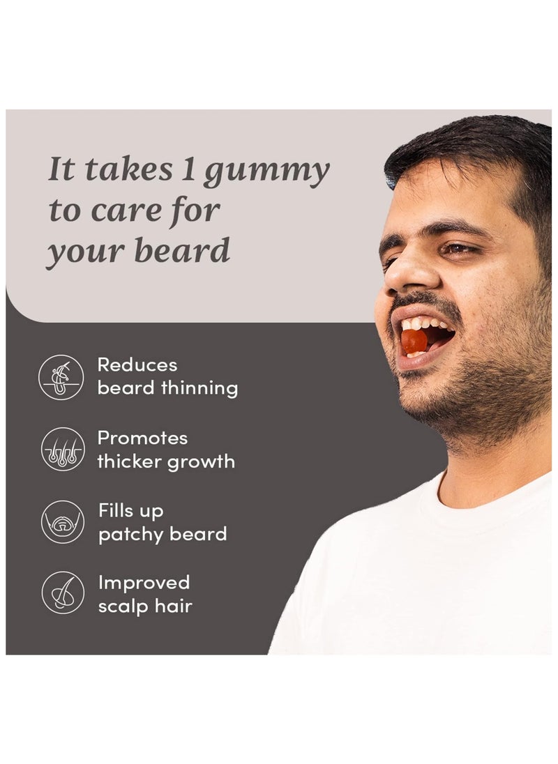 Man Matters Man Matters Beard Gummies for Men, 30 gummies  - Image 2