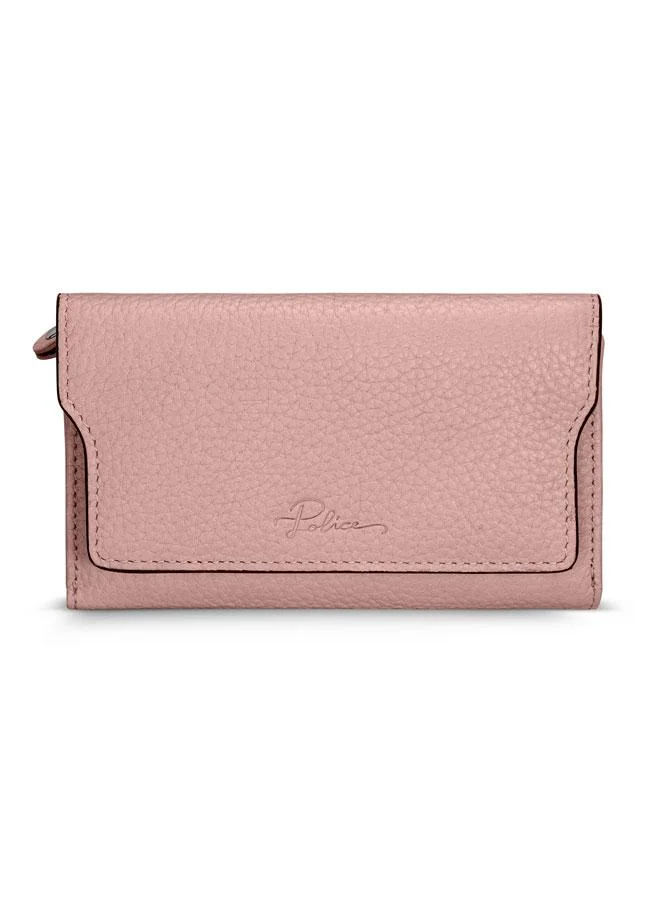 POLICE Florence Pink Leather Wallet for Women