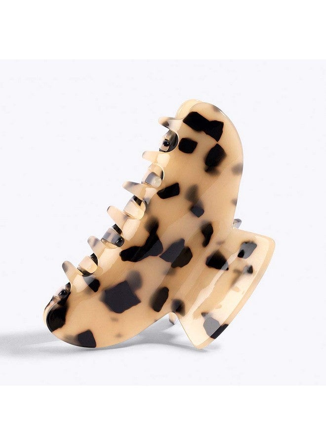 Aileam 2PCS Hair Claw Banana Clips tortoise Barrettes Celluloid French Design Barrettes celluloid Leopard print Large Fashion Accessories for Women Girls - Image 5