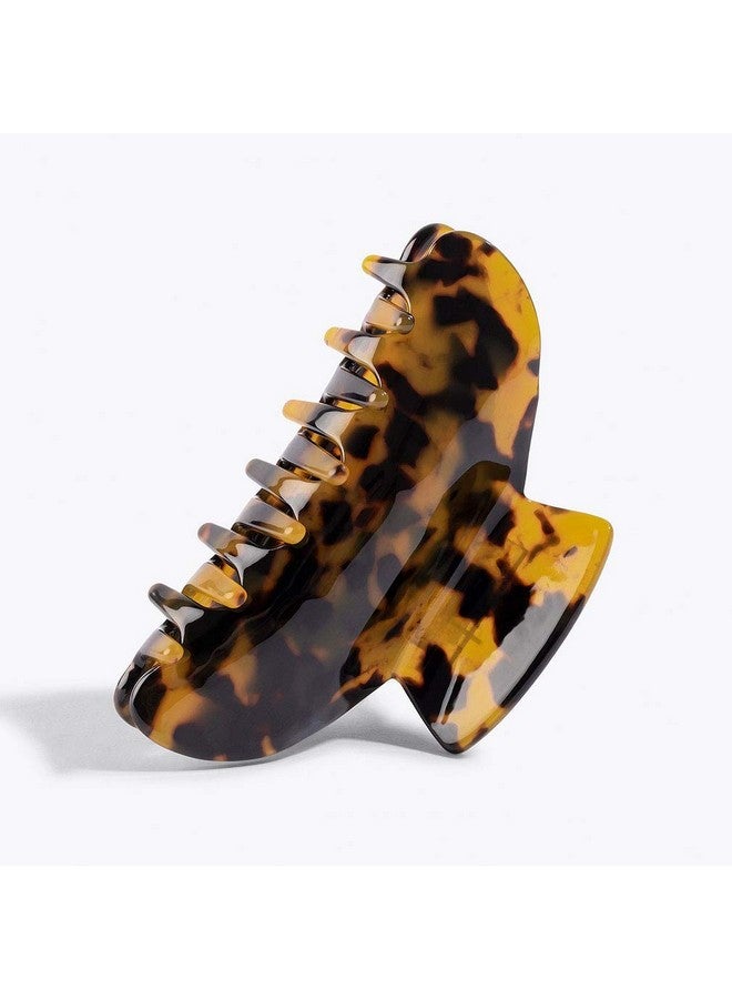 Aileam 2PCS Hair Claw Banana Clips tortoise Barrettes Celluloid French Design Barrettes celluloid Leopard print Large Fashion Accessories for Women Girls - Image 4