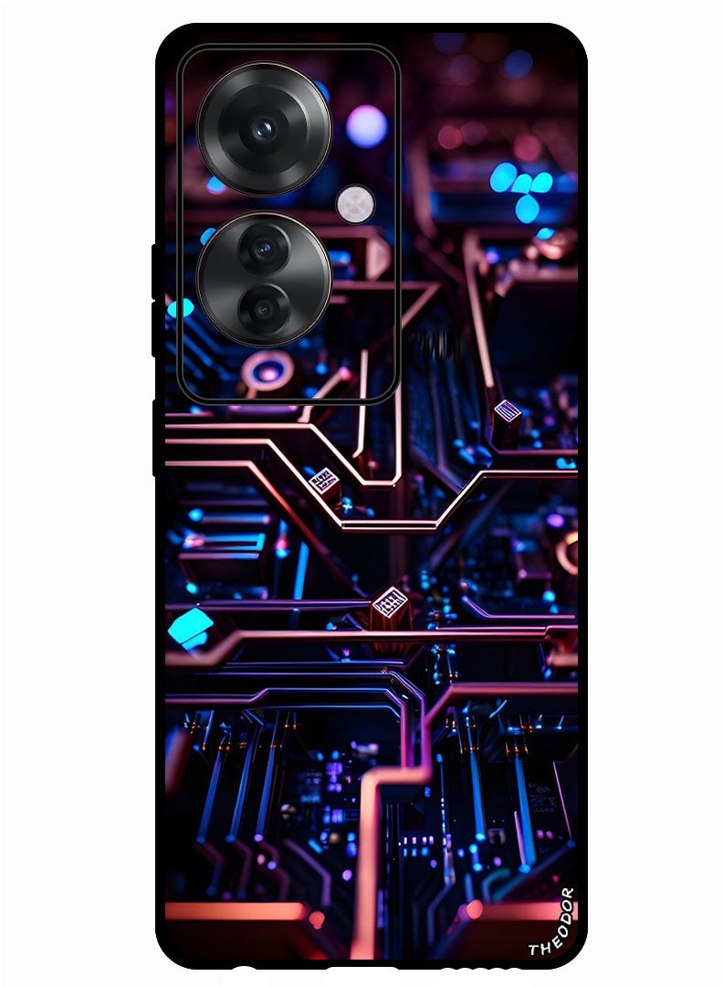 Theodor Protective Case Anti Scratch Shock Proof Bumper Cover For Oppo F25 Pro Abstract 1 - Image 1