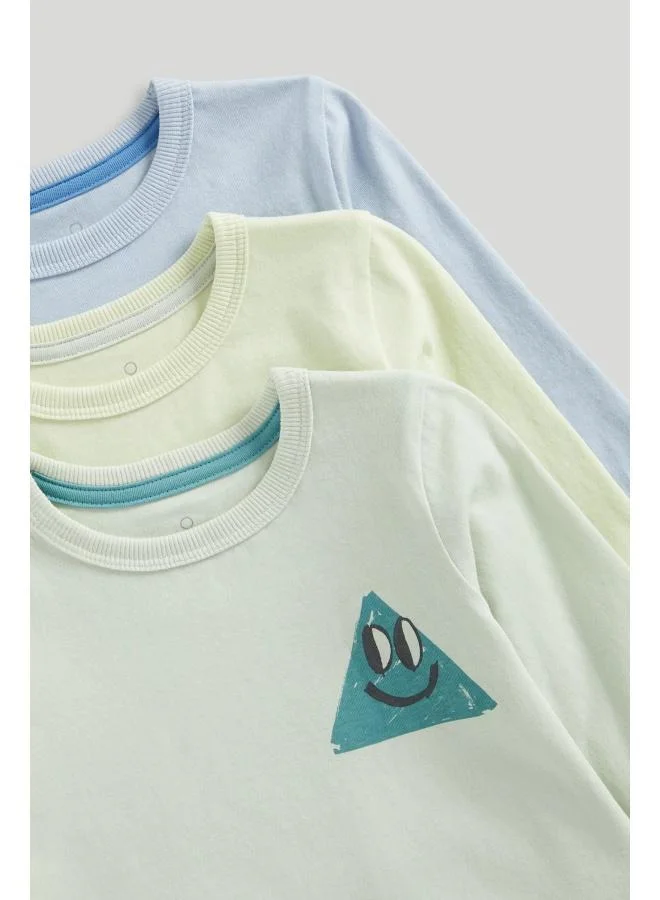 mothercare 3 Pack Smiles Pyjamas