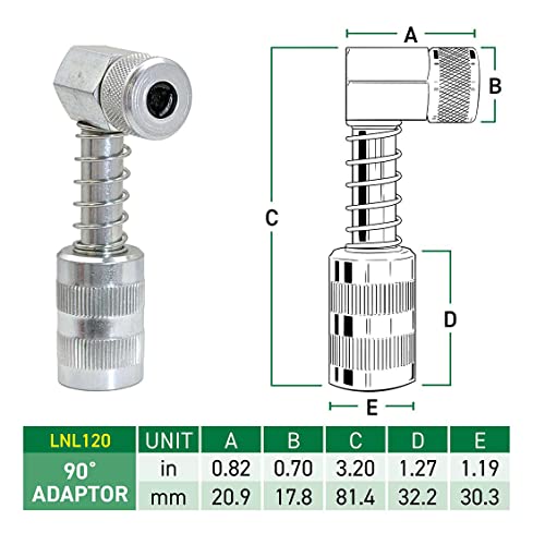 LockNLube 90 Degree Grease Coupler Adapter - Image 3