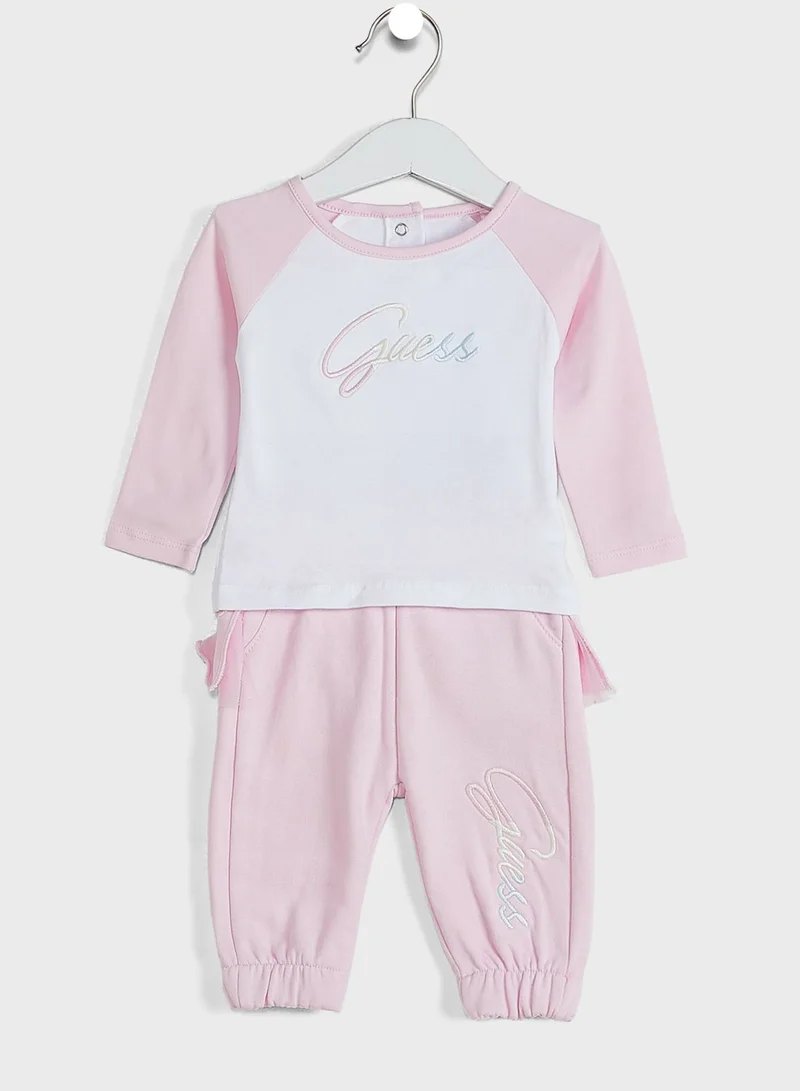 GUESS Kids Colour Block T-Shirt & Sweatpants Set