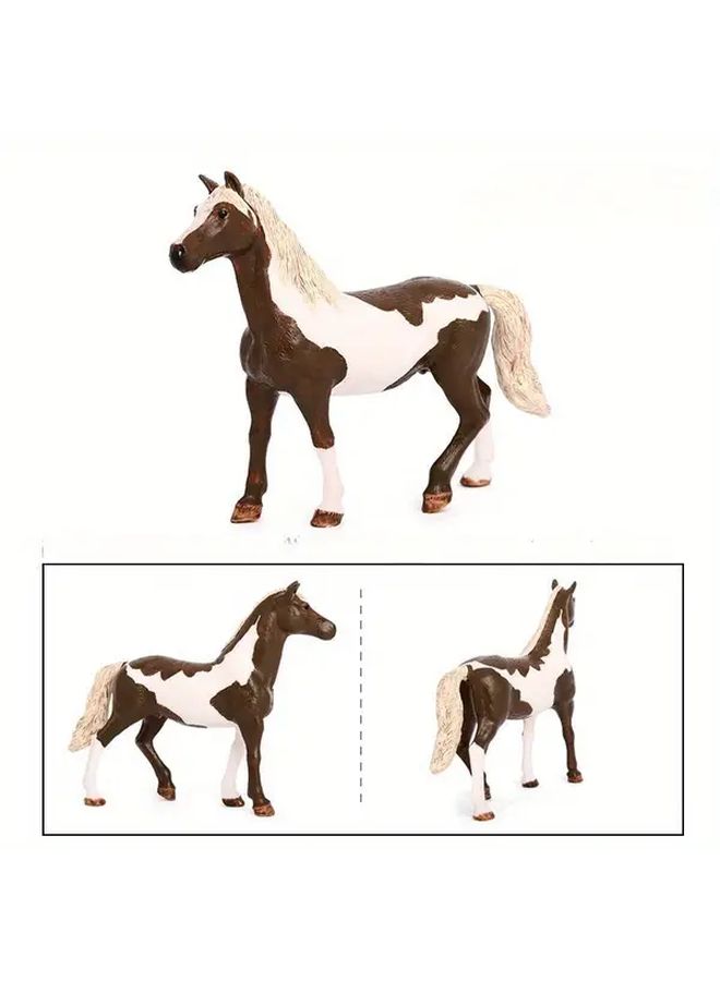Realistic Knapsack Mare Horse Model Heavy Duty PVC Indoor Outdoor Stable Decor - Image 4