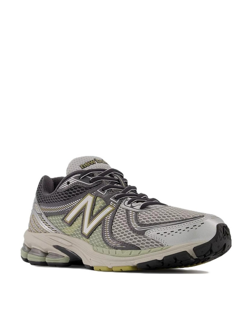 New Balance 860 Casual Colorblock Sneakers Gray/Sliver - Image 2