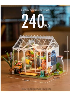 Robotime Rolife 3D Wooden Puzzle Dreamy Garden House DG163 Decorative DIY Crafts/Birthday Gifts/Home Decor For Girls&Boys Teens&Adults  - Image 4