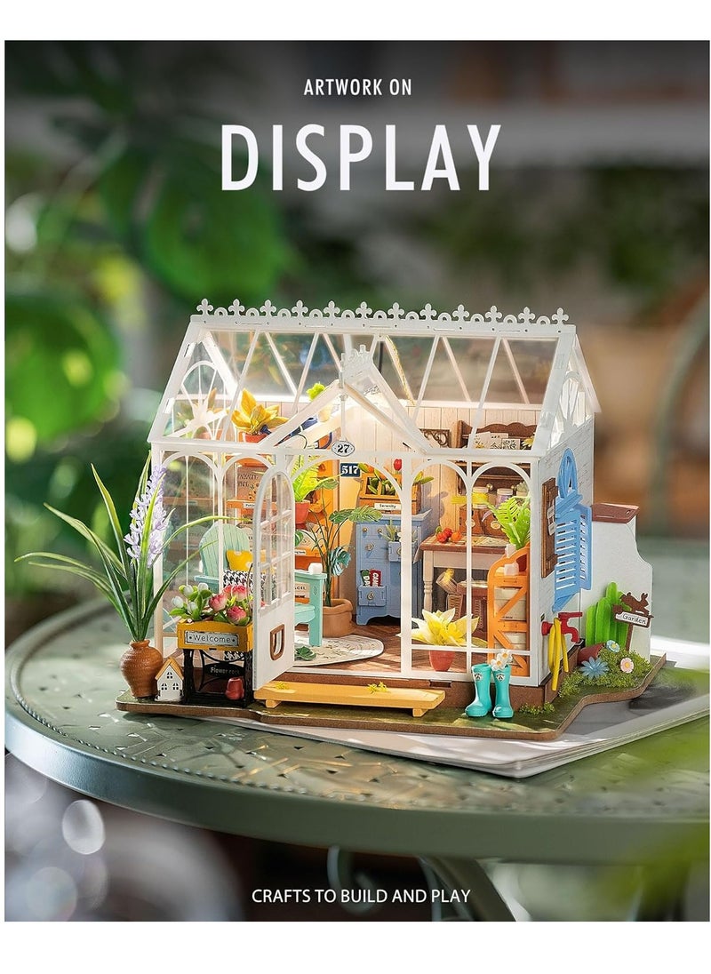 روبوتايم Rolife 3D لغز خشبي دريمي جاردن هاوس DG163 ديكور DIY الحرف / هدايا عيد ميلاد / ديكور المنزل للفتيات والفتيان المراهقين والكبار  - Image 3