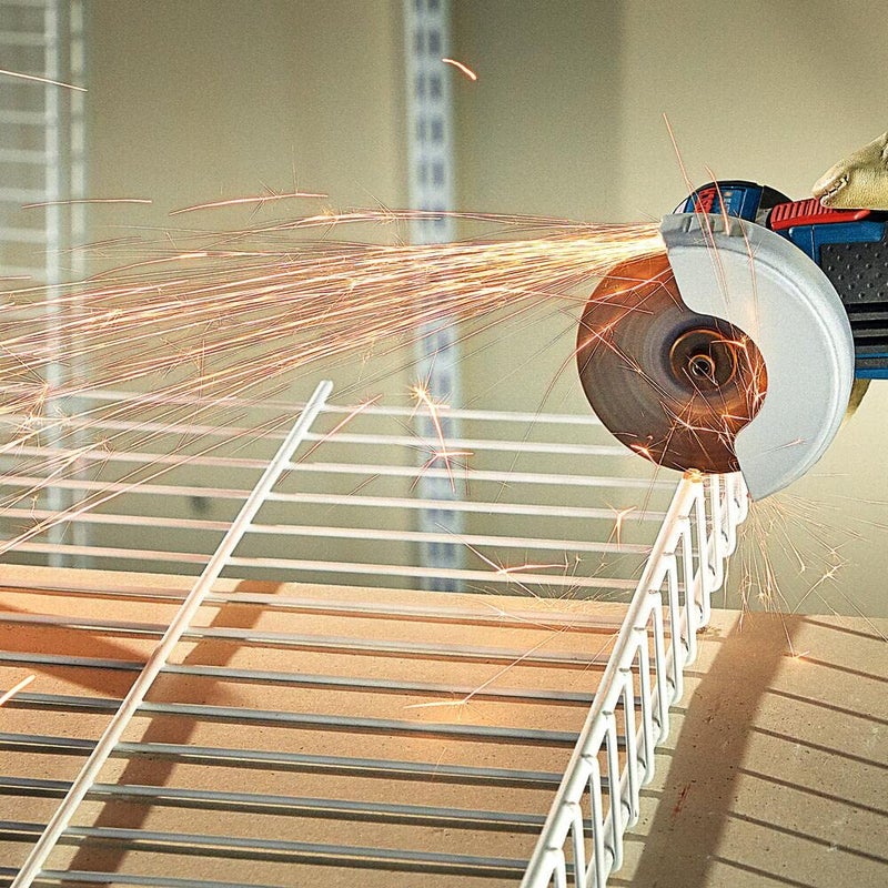 BOSCH CW1LM300 5-Pack 3 In. x 1/16 In. Metal Cutting Wheel 46 Grit Compatible with 3/8 In. Arbor Type 1A (ISO 41) for Fast Cutting Applications in Metal, Stainless Steel - Image 3