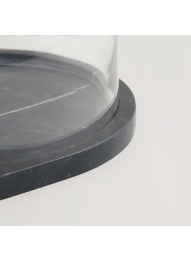 ALBERTO Marble, Acacia Wood Cheese Platter, Black 45*26*17Cm - Image 5