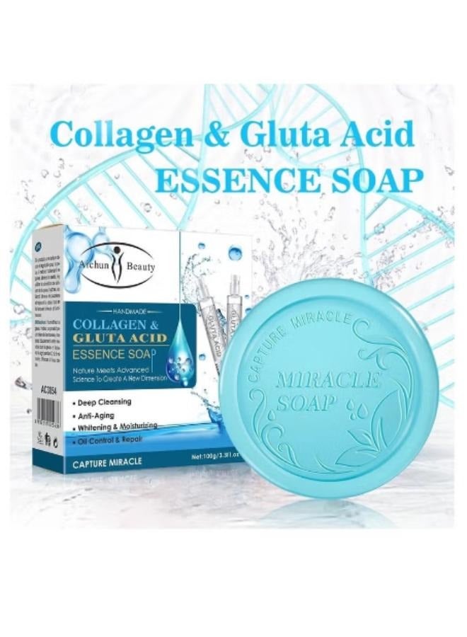 AICHUN Collagen & Gluta Acid Soap Deep Cleansing & Skin Care100 g - Image 1