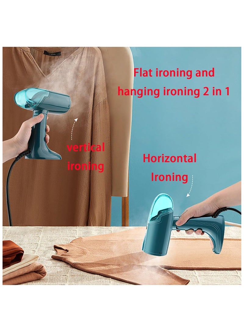 1500W Portable Travel Clothes Steam Iron – Folding Hanging Iron for Wet and Dry Use, Compact Handheld Iron for Home & Travel, Black - Image 3