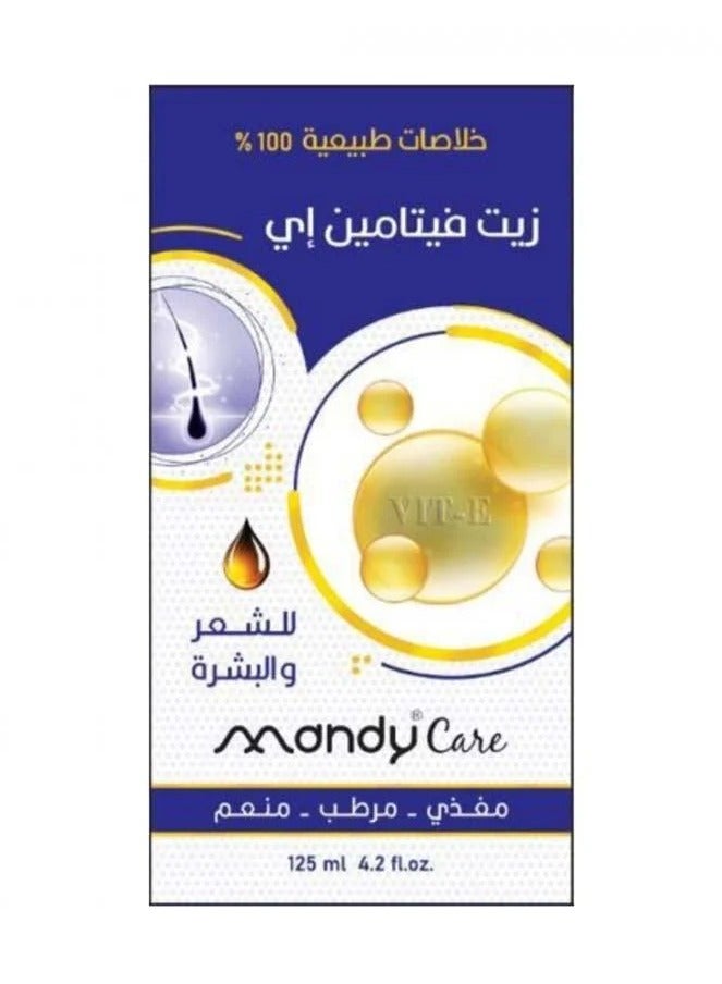 Mandy Care Vitamin E Oil for Hair and Skin - 125 ml - Image 2