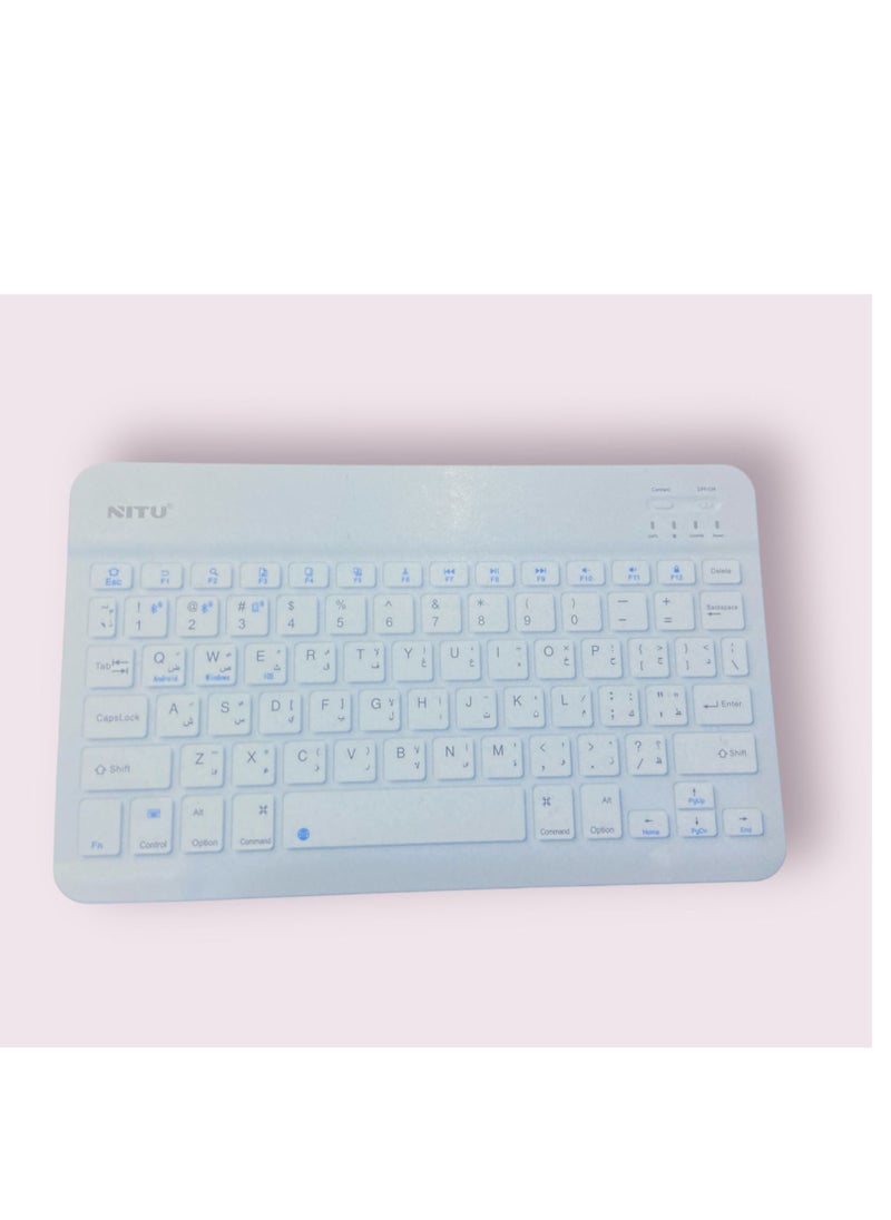 NITU 3-System Switch Multi-Language Universal Type Laptop Ipad BT Keyboard Mouse Suit