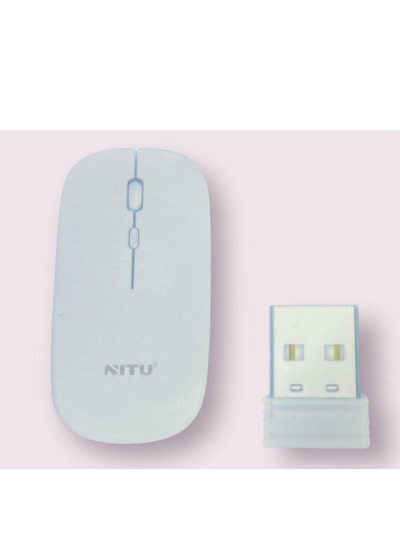 نيتو NITU 3-System Switch متعدد اللغات، نوع عالمي، كمبيوتر محمول Ipad BT، لوحة مفاتيح وماوس - Image 1