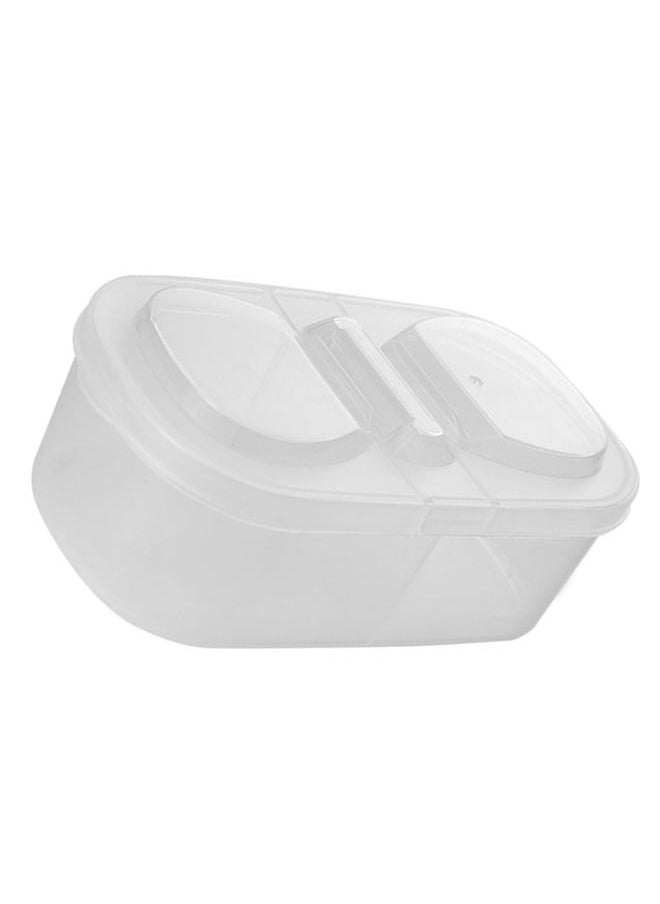 Thoraya Spice Storage Box Versatile 2 Grid Sealed Lid Seasoning Condiment Container Box for Home Kitchen  - Image 2