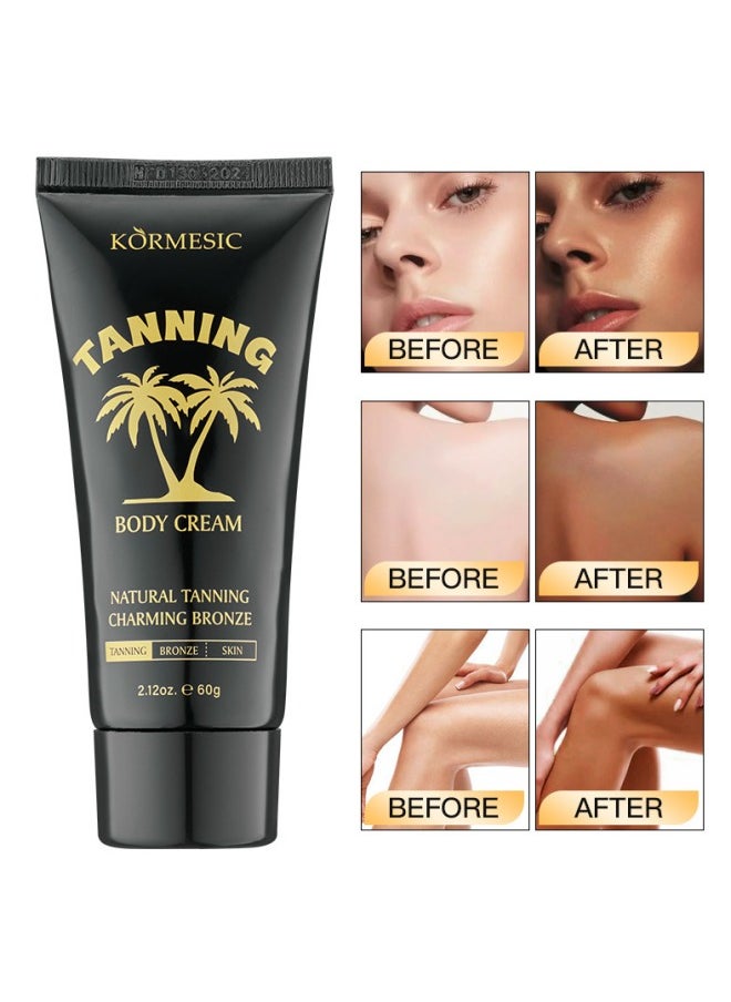 Kormesic Self Tanner Mousse | Natural Self Tanner Mousse | Light Self Tanning Mousse | Packied With Skin Benefits, No Added Nasties, Vegan, Cruelty Free | All Skin Types Self Tanner Mousse  - Image 2