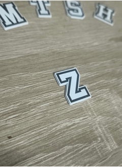Generic 3D Alphabet Z Hard Self Adhesive Sticker for Mobile Laptop or Any Smooth Surface  - Image 2