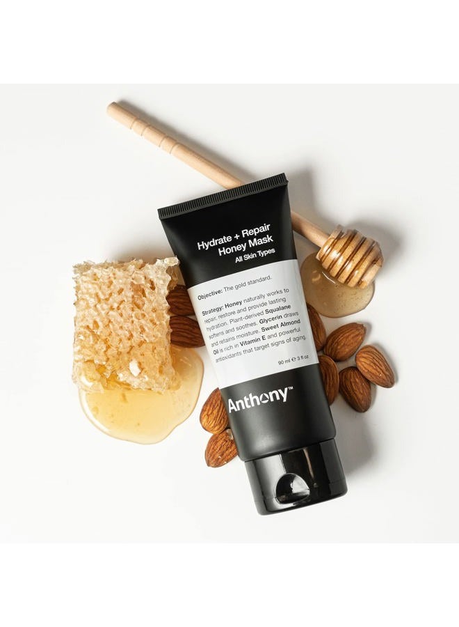 Anthony Hydrate + Repair Honey Mask, Stimulates Your Skin and Opens Pores with Honey, Vitamins C & E, Glycerin, Sweet Almond, Squalane, and Calendula, Soothes and Moisturizes Dry to Normal Skin - 3 Oz - Image 4