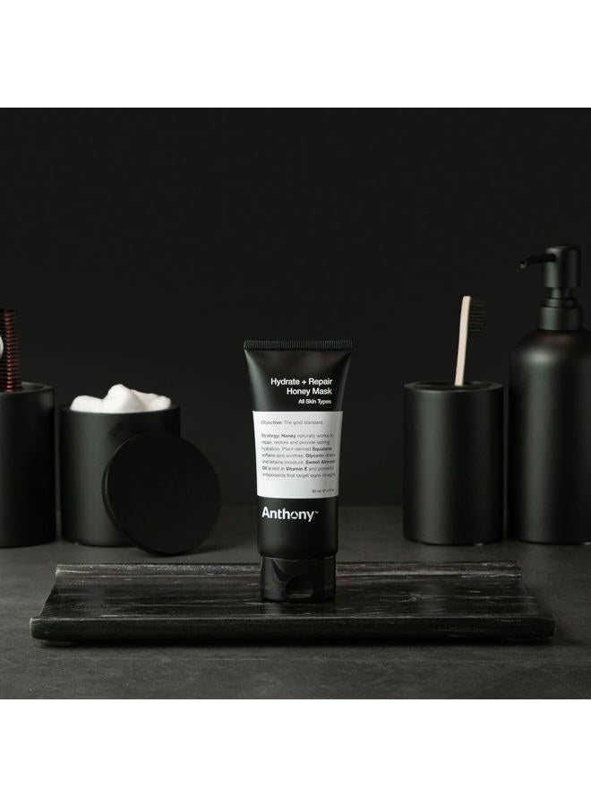 Anthony Hydrate + Repair Honey Mask, Stimulates Your Skin and Opens Pores with Honey, Vitamins C & E, Glycerin, Sweet Almond, Squalane, and Calendula, Soothes and Moisturizes Dry to Normal Skin - 3 Oz - Image 3