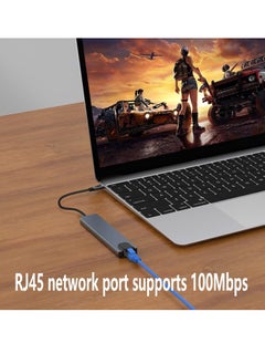 Generic 8 in 1 USB Type C Hub, 4K@30Hz, 2.0 3.0 Port, Ethernet, PD100W Charging, SD TF Card Reader, Compatible with USB Laptops and Other Devices, 8 in 1  - Image 5