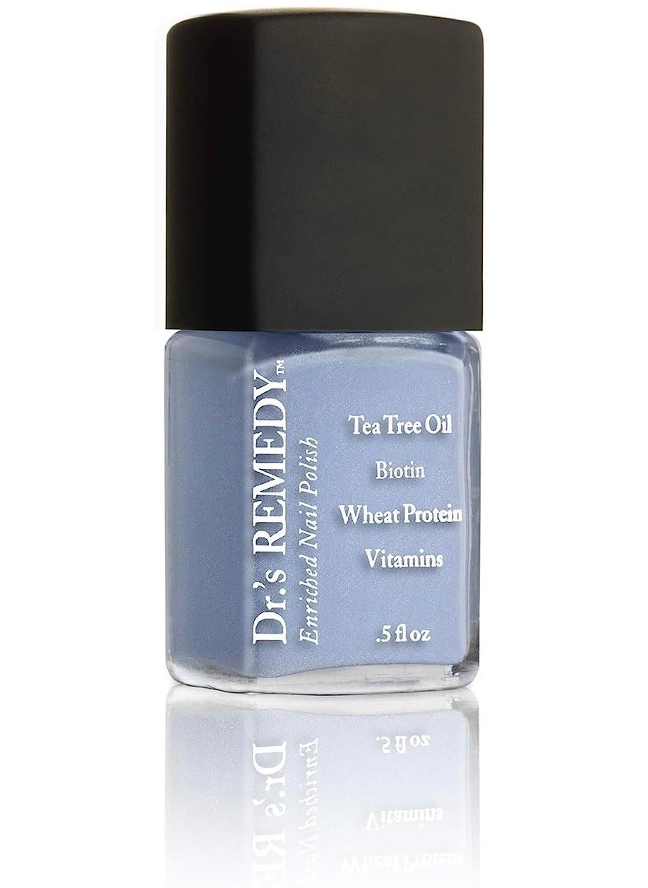 Dr.'s Remedy Dr’s Remedy Enriched Nail Polish: Non Toxic, All Natural, and Organic - Doctor Formulated: Strengthens, Restores, Heals, and Protects '24-Free' - PERCEPTIVE Periwinkle 
