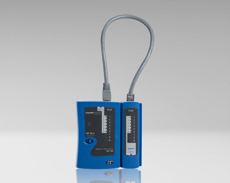 Jonard Tools MCT-468 Modular Cable Tester for RJ45, RJ12, and RJ11 Phone Line Cables - Image 3