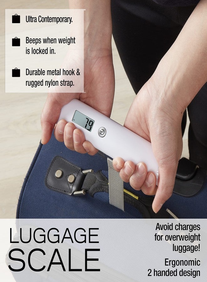 Taylor Ultra Light Digital Luggage Scale, White, Universal - Image 3