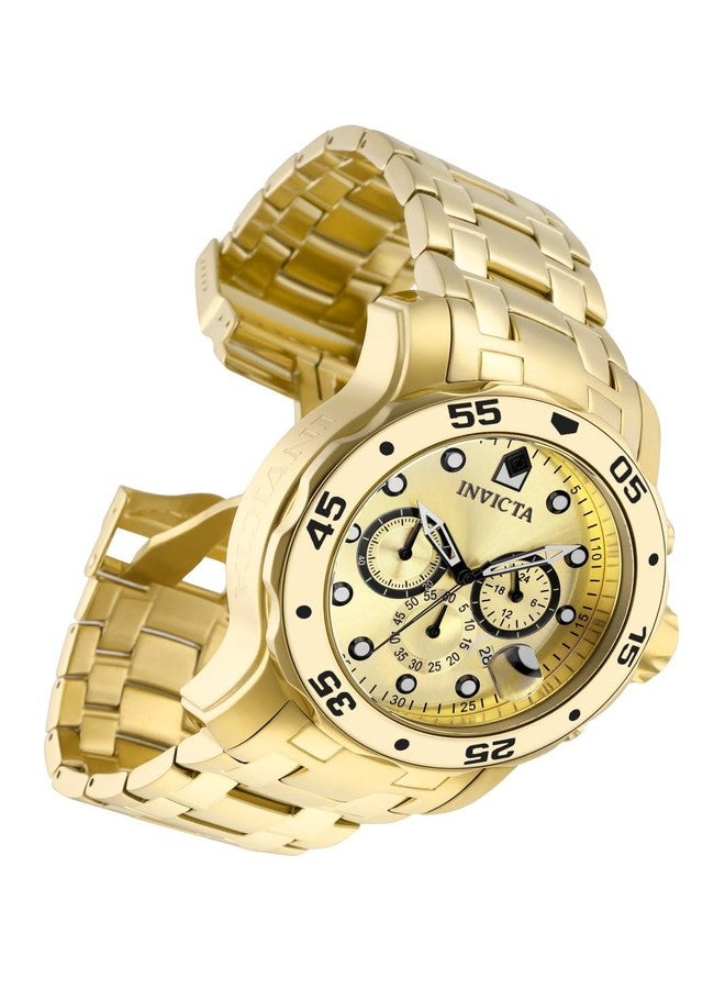 Invicta Mens Quartz Watch, Analog Display and Stainless Steel Strap 0074 - Image 2