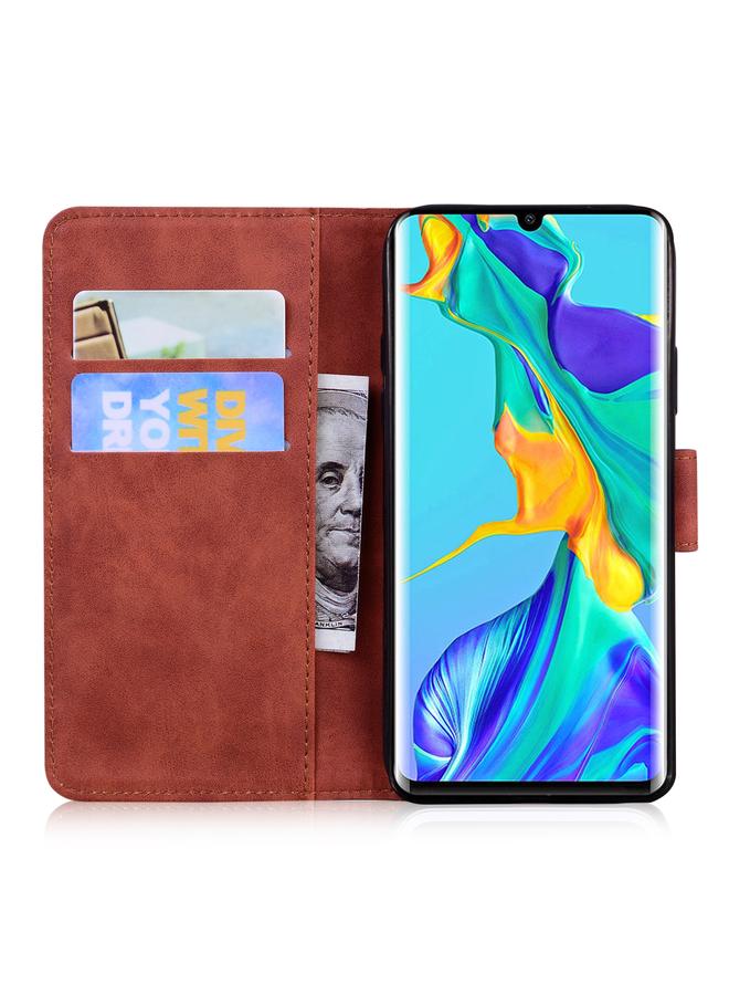 جرين تايجر جراب هاتف Huawei P30 Pro من الجلد الطبيعي بلون نقي - Image 4