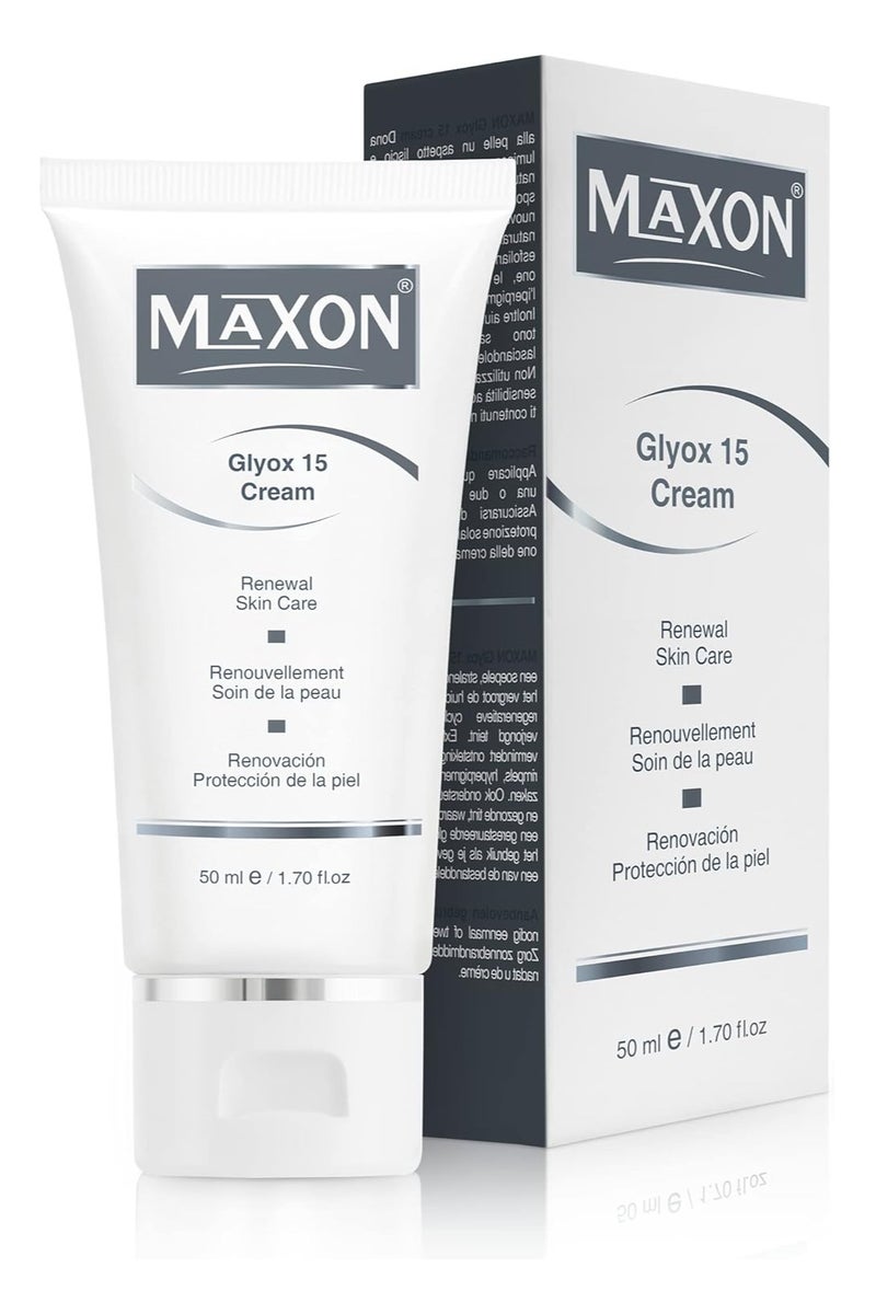 MAX-ON Glyox 15 Renewal Cream â Skin Resurfacing & Exfoliating Treatment with Glycolic Acid | Fades Dark Spots & Refines Texture â 50ml - Image 2