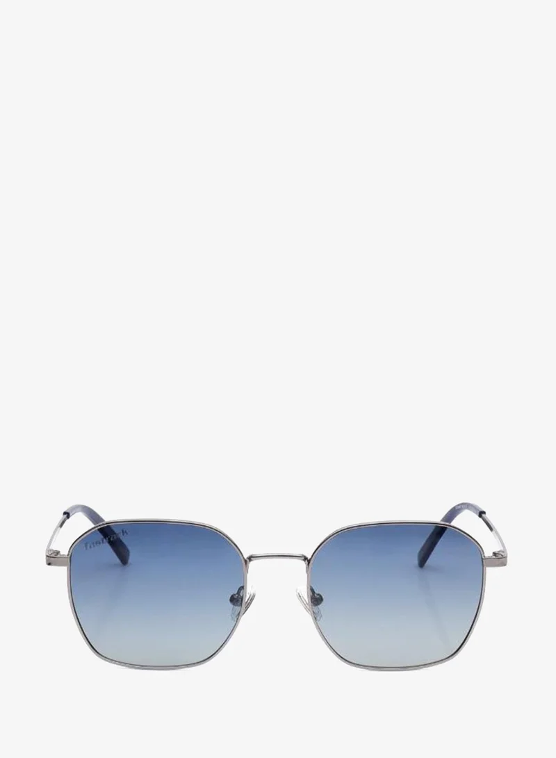 fastrack Polarized Sunglasses Gunmetal Frame Blue Mirror Lens 54mm  - M8030BL1PV