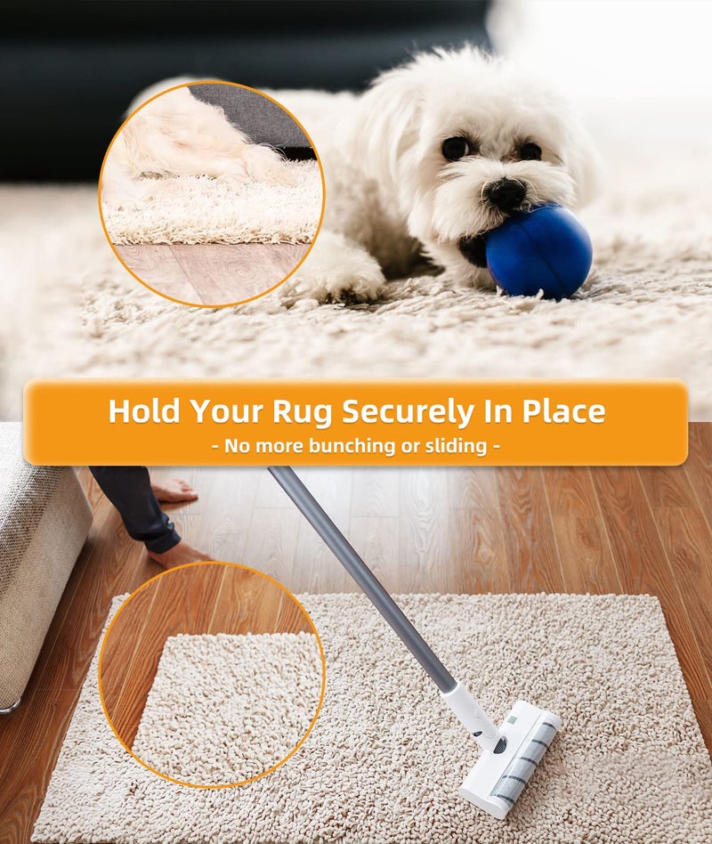 Home Techpro 16 PCS Gripper for Rug for Hardwood Floors  Reusable Under Rug Carpet Tape  Rug Anti Slip Grips for Area Rugs Non Slip Rug Pads - Image 3