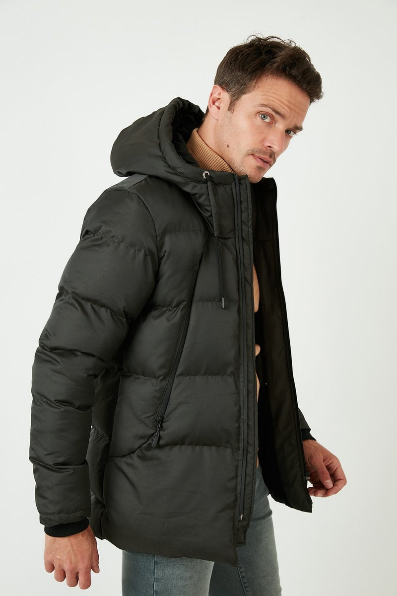 Buratti Hooded Water and Wind Resistant Cold Proof Slim Fit Coat Men'S COAT 5717101  - Image 2