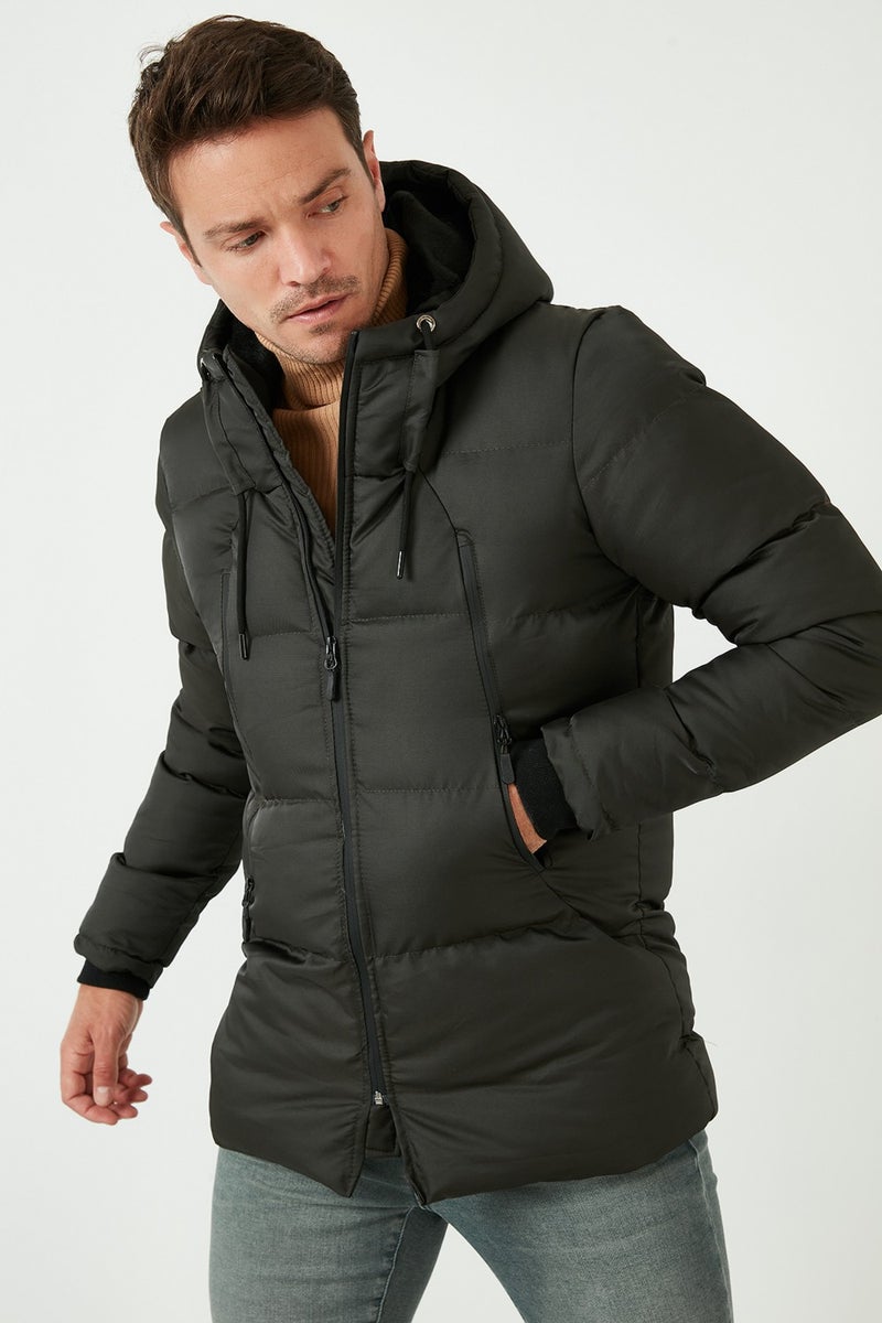 Buratti Hooded Water and Wind Resistant Cold Proof Slim Fit Coat Men'S COAT 5717101  - Image 4